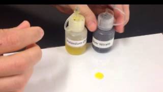 Potassium Chromate and Silver Nitrate [upl. by Klein]