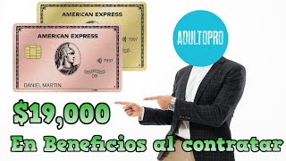 Tarjeta The Gold Card de American Express 19000 al Contratar [upl. by Bryn514]