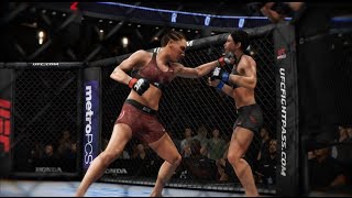 Alexandra Albu Vs Tecia Torres  EA UFC 3 Gameplay  EA UFC 3 Fight  EA UFC3 [upl. by Juakn]