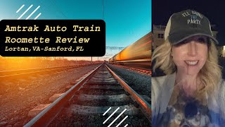 Amber Stenses Reviews the Amtrak Auto Train Roomette 🤗 [upl. by Yrred]