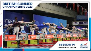 British Summer Championships 2023  Session 14 [upl. by Eiramanna]