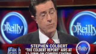 Stephen Colbert on The OReilly Factor [upl. by Uot574]