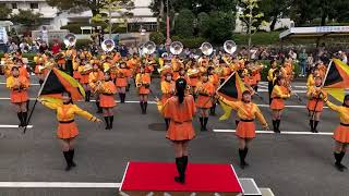 Kyoto Tachibana High School band  Marching Carnival in Beppu 2023 Opening performance [upl. by Niwrehs]