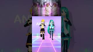 MMD Tell your girlfriend Len and Miku [upl. by Cioffred751]