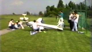 Erstflug der ersten DC 3 von Andreas Gietz  Trailer  Video von 1987 oder 88  model airplane [upl. by Nohpets656]