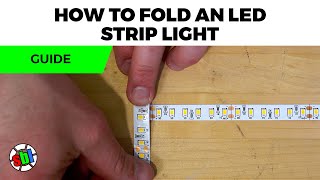 How to Bend LED Strips Around Corners [upl. by Tisman544]