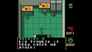 Metal Gear Solid GBC Gameboy Color  Walkthrough  Stage 2 with commentary [upl. by Kerk]