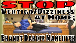 Stop VertigoDizziness at Home Brandt Daroff Maneuver [upl. by Thorvald749]