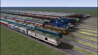 RACE ULTIMATE INDIAN RAILWAYS TRAIN RACE [upl. by Nedrob]