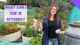 What Can I Sow In October  Allotment Gardening For Beginners UK [upl. by Behnken]