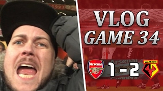 Arsenal 1 v 2 Watford  I Have Had Enough Of Wengers Bullsht Matchday Vlog  Game 34 [upl. by Daniell]