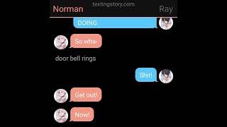 HES RIGHT BEHIND MEnorray texting storytpnpart 2 stalker au [upl. by Ofori]