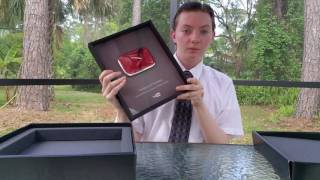 Youtube Silver Play Button Unboxing Review  Thank You [upl. by Low]