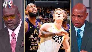 Inside the NBA reacts to Jazz vs Lakers Highlights [upl. by Llerud]