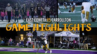 East Coweta vs Carrollton  2023 High School Football Game Highlights [upl. by Ardnaeel215]