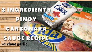 Very Easy Very Fast Very Accessible Ingredients Pinoy Carbonara Recipe❤️ SELF LOVE MOMMY [upl. by Kelcy]