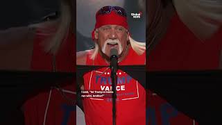 “Let Trumpamania run wild brother” Hulk Hogan rips shirt supports “hero” in electric RNC speech [upl. by Nywroc]