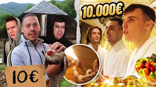 10000€ vs 10€ HOTEL napravili požar VLOGMAS 3 [upl. by Anamuj]