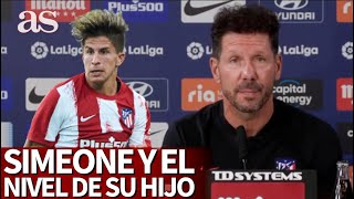 SIMEONE responde así sobre si su hijo GIULIANO tiene nivel para la plantilla  Diario AS [upl. by Ainelec]