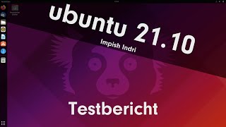 ubuntu 2110 deutsch  Impish Indri im Test [upl. by Barber]