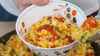 cuisine algérienne couscous algérien a lagneau couscous aux légumes [upl. by Ashraf]