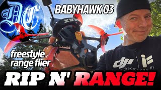 EMAX Babyhawk 03 Drone  Range Fpv Freestyle amp Cinema  FULL REVIEW [upl. by Ennaeel]