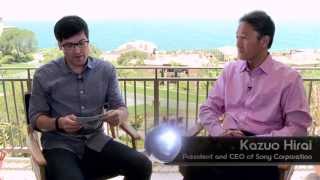 SGNL chats with Sony CEO Kazuo Hirai at D11 [upl. by Akcira]