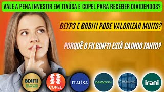 Vale A Pena Investir Em Itaúsa E Copel Para Dividendos BRBI11 Está Barato [upl. by Aissila]