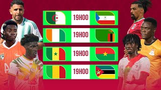 CALENDRIER DES MATCHS DE LA PREMÈRE ET DEUXIÈME JOURNÉES DES ÉLIMINATOIRES DE LA CAN2025 [upl. by Remos244]