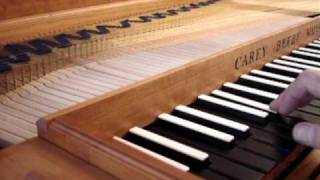 CBH Unfretted Clavichord action [upl. by Nyrac]