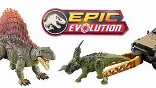 new Jurassic world Hammond collection dimetrodon and epic Evolution einiosaurus [upl. by Asilla395]