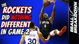 The Rockets Did Almost NOTHING Different In Game 2 [upl. by Ricoriki31]