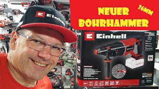 Einhell Akku Bohrhammer TPHD 1826 D Li BL Unboxing  1Test EinhellHarry einhell [upl. by Erikson]