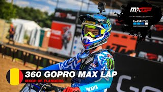 360 GoPro Max Lap  MXGP of Flanders 2021 motocross [upl. by Laden]