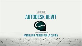 Revit  Arredo parametrico per cucina [upl. by Eyt437]