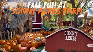 Sonny Acres Farm Tour Fall Festivities and Family Fun [upl. by Yejus]