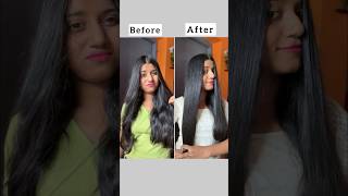 Hair Cut At Salon Hair Cut At Salon Straight Haircut Before After Haircut Long Hait to Medium Hair [upl. by Ytram181]