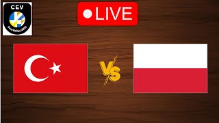 🔴 Live Turkey vs Poland  CEV European Championship Womens Volleyball 2023  Live Play By Play [upl. by Newhall]