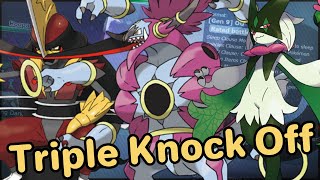 Hoopa Unbound DARK Spamming Through High Ladder Gen 9 OU [upl. by Yereffej]