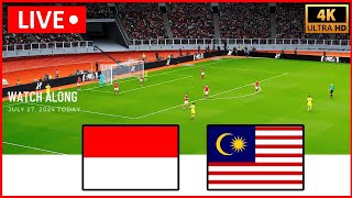 Live Indonesia U19 vs Malaysia U19 hari ini  Piala AFC U19 2024  Football Live video Simulation [upl. by Voccola]