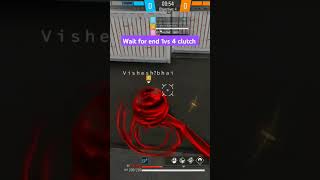 Please like and subscribe bro  1vs4 clutch in garena free fire max [upl. by Lirbaj]