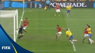 Portugal v Brazil  2010 FIFA World Cup  Match Highlights [upl. by Gavrah]