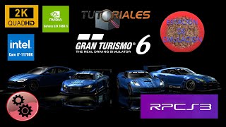 Gran Turismo 6 2K Rpcs3 Ps3 PC Emulacion [upl. by Leirbma]