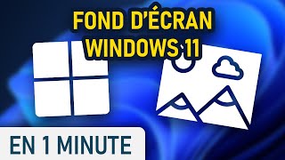 Changer le fond décran sur Windows 11 [upl. by Atekahs]