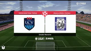 Cesar Vallejo vs Alianza Atletico ● Clausura Liga 1 2024  Pes 2021 [upl. by Chandler]