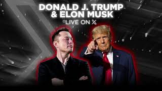 President Trumps Interview with Elon Musk on X [upl. by Ahsiloc653]