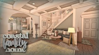 BLOXBURG  Coastal Family Home speedbuild [upl. by Aneetsirhc228]