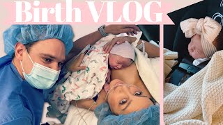 Emotional CSection Birth Vlog  Meet Our Baby Girl [upl. by Cira]