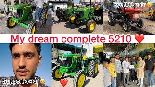 आज leliya Jhonderre 5210 ❤️with ROPS pending or good year tyre pending Swaraj 963 Sale🥹 [upl. by Arikihs]