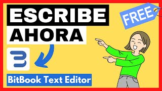 👉 Cómo ESCRIBIR un LIBRO online GRATIS con BitBook Text Editor ✍️ y PUBLICARLO [upl. by Lawley]